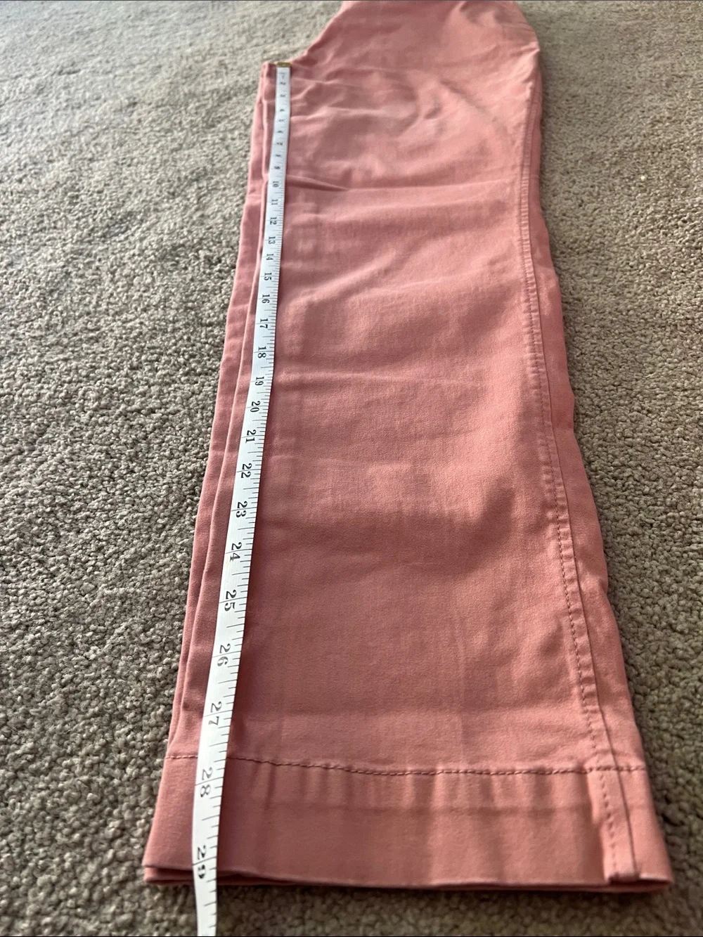 Talbots Pink Buttered Cotton Chinos - Women's Pants